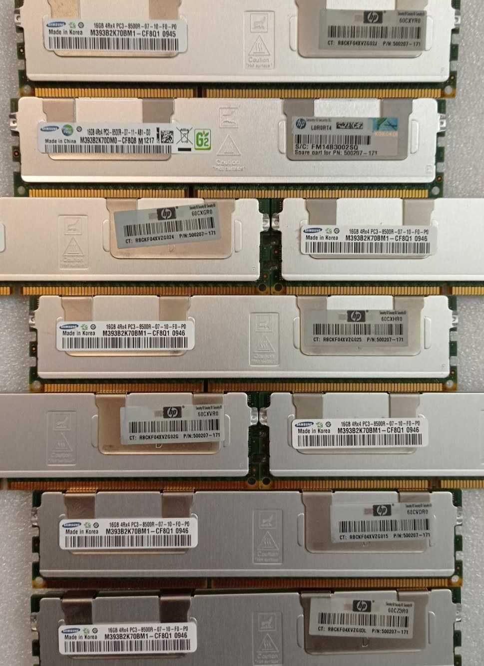 Оперативка 16ГБ 16GB DDR3 8500R M393B2K70BM1-CF8Q1 M393B2K70CM0-CF8Q5