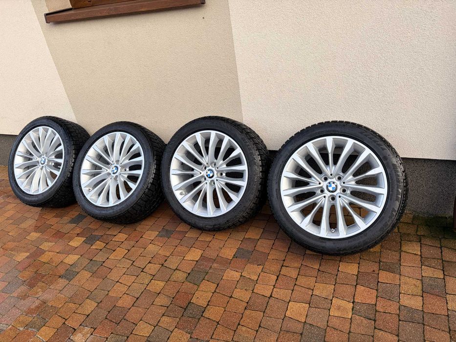 BMW KOŁA ZIMOWE G30 G31   IDEALNE Czujniki 245/45/18