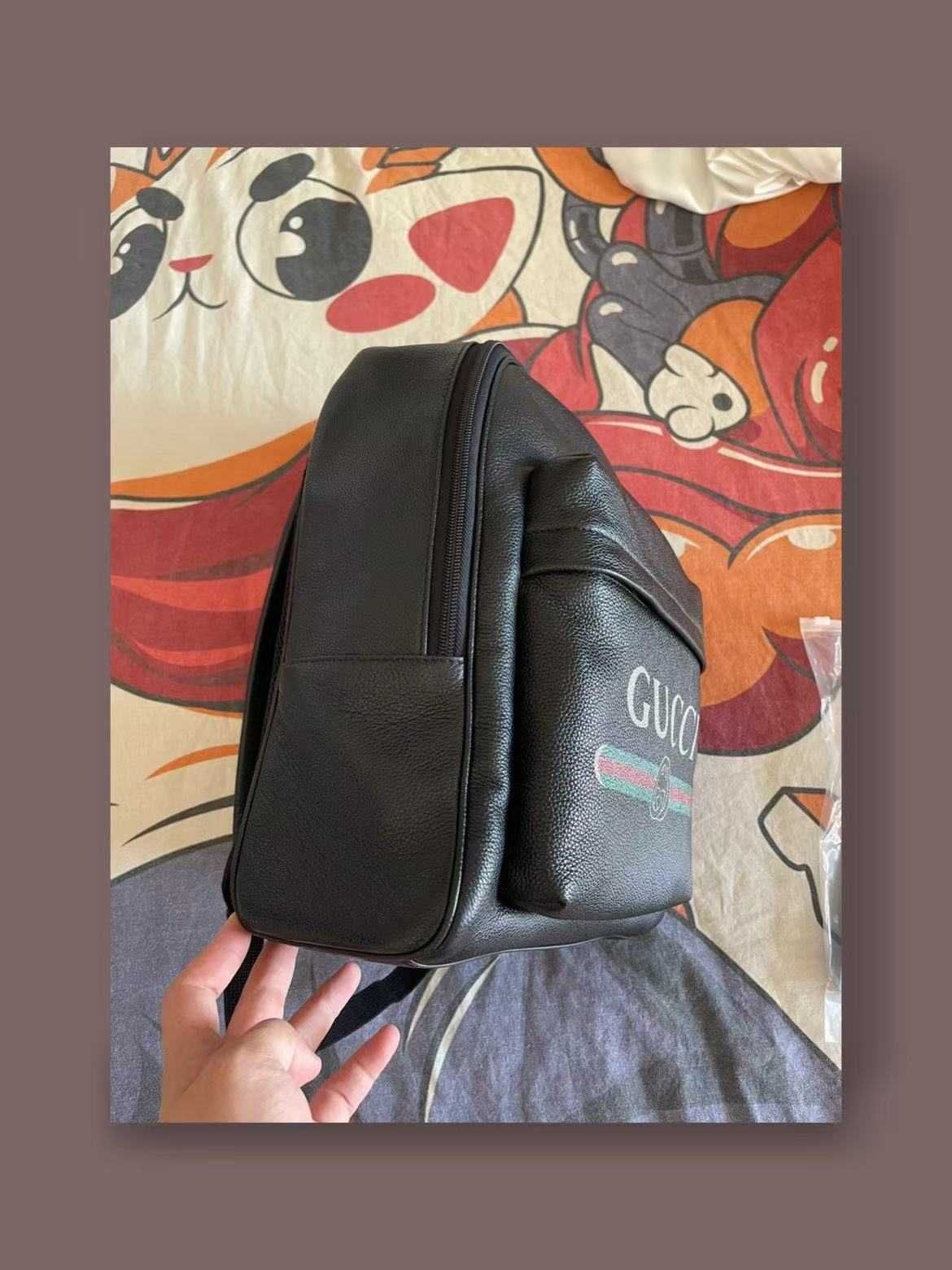 Mochila Gucci Print Nova em Folha com Caixa Original