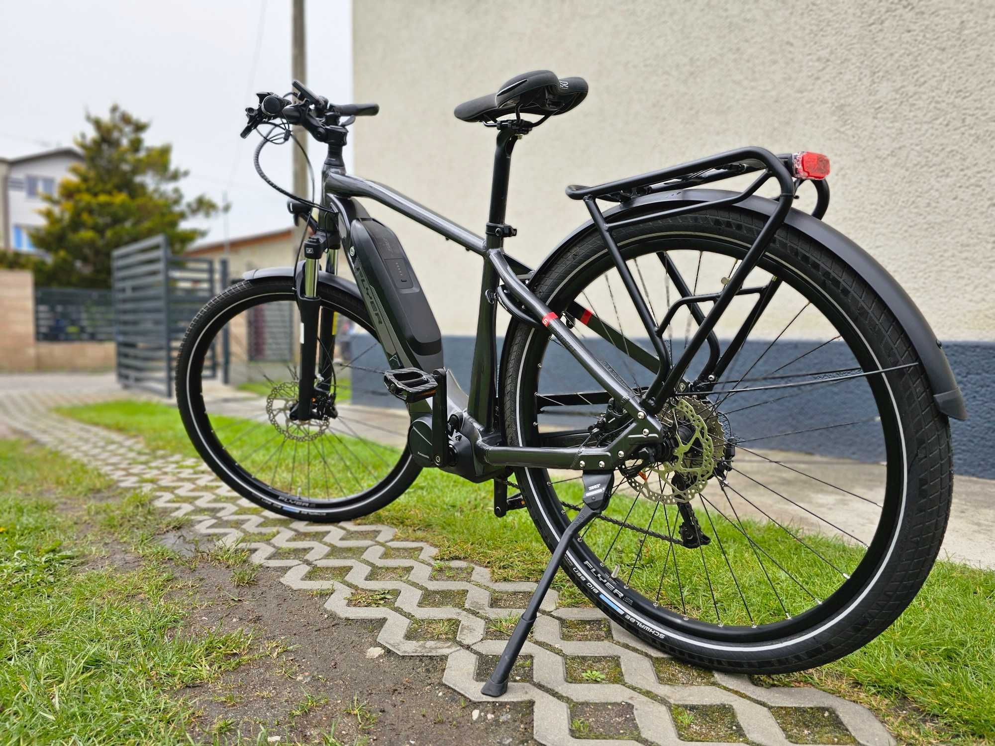 Rower elektryczny e-bike Flyer Upstreet 5 jedyne 300km przebiegu