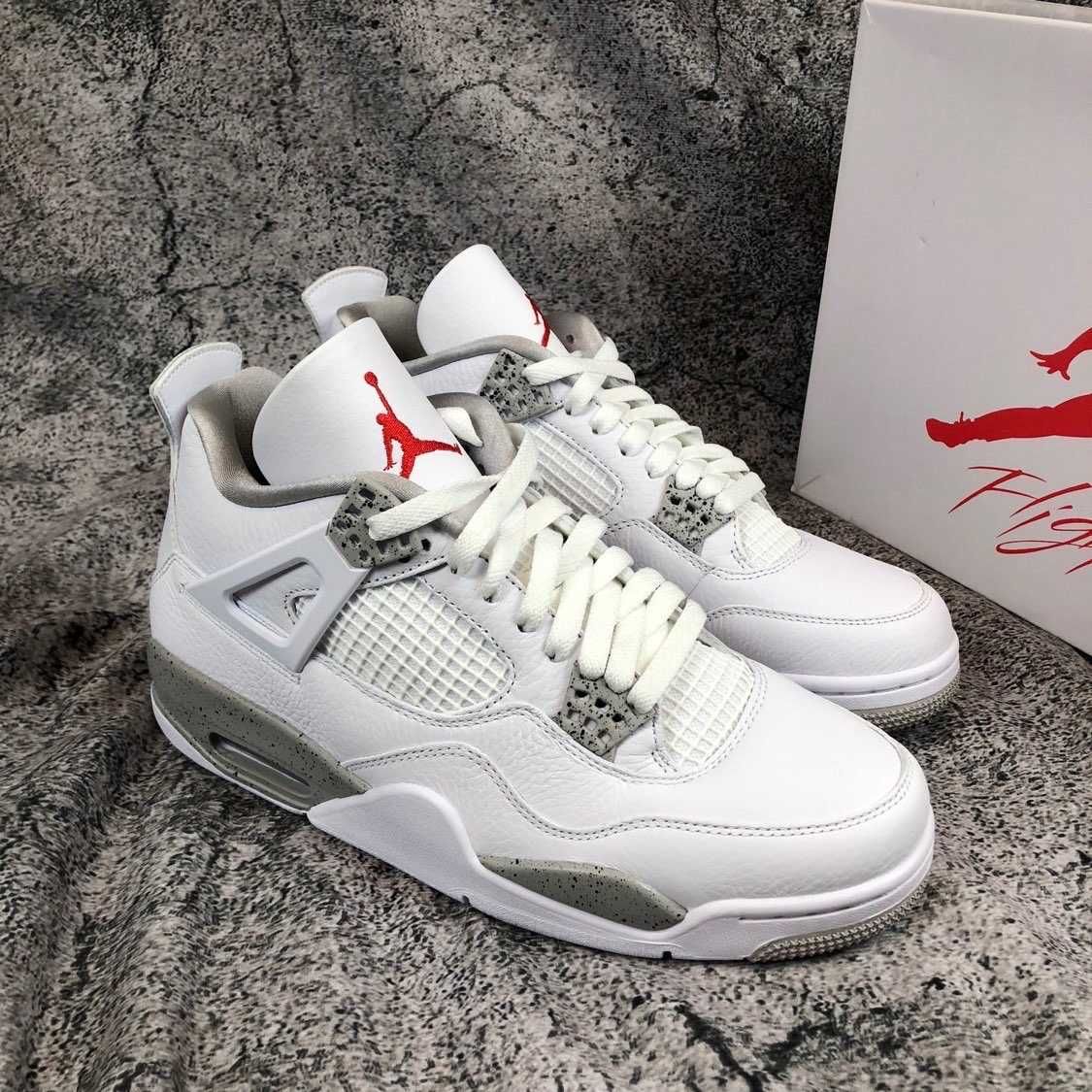 Jordan4Air4RetroWhite OreoUnisexTrampki R.44