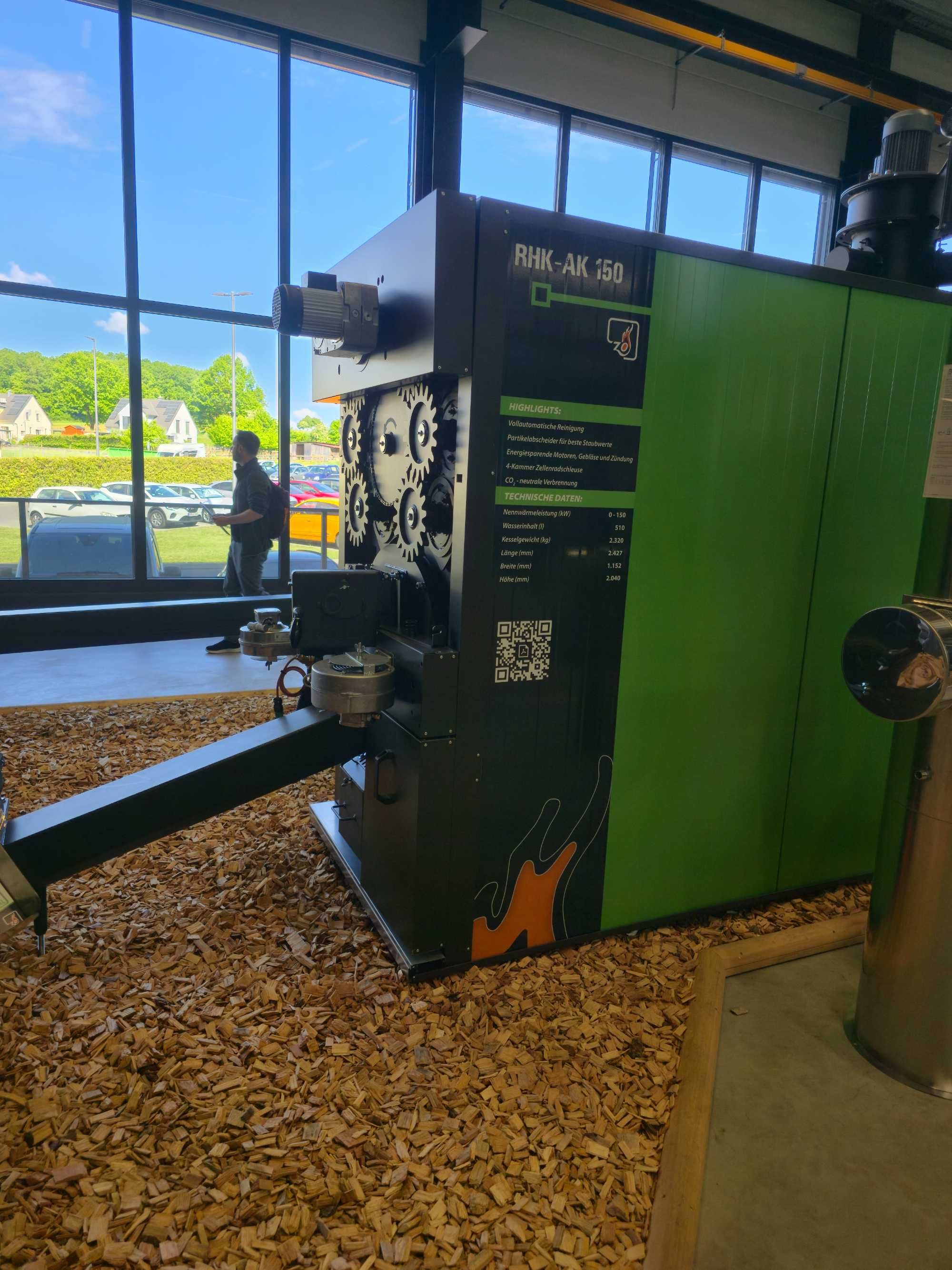 Piec na Trociny Zrębkę Owies Pestka Wióra MDF HDF Heizomat 150kw