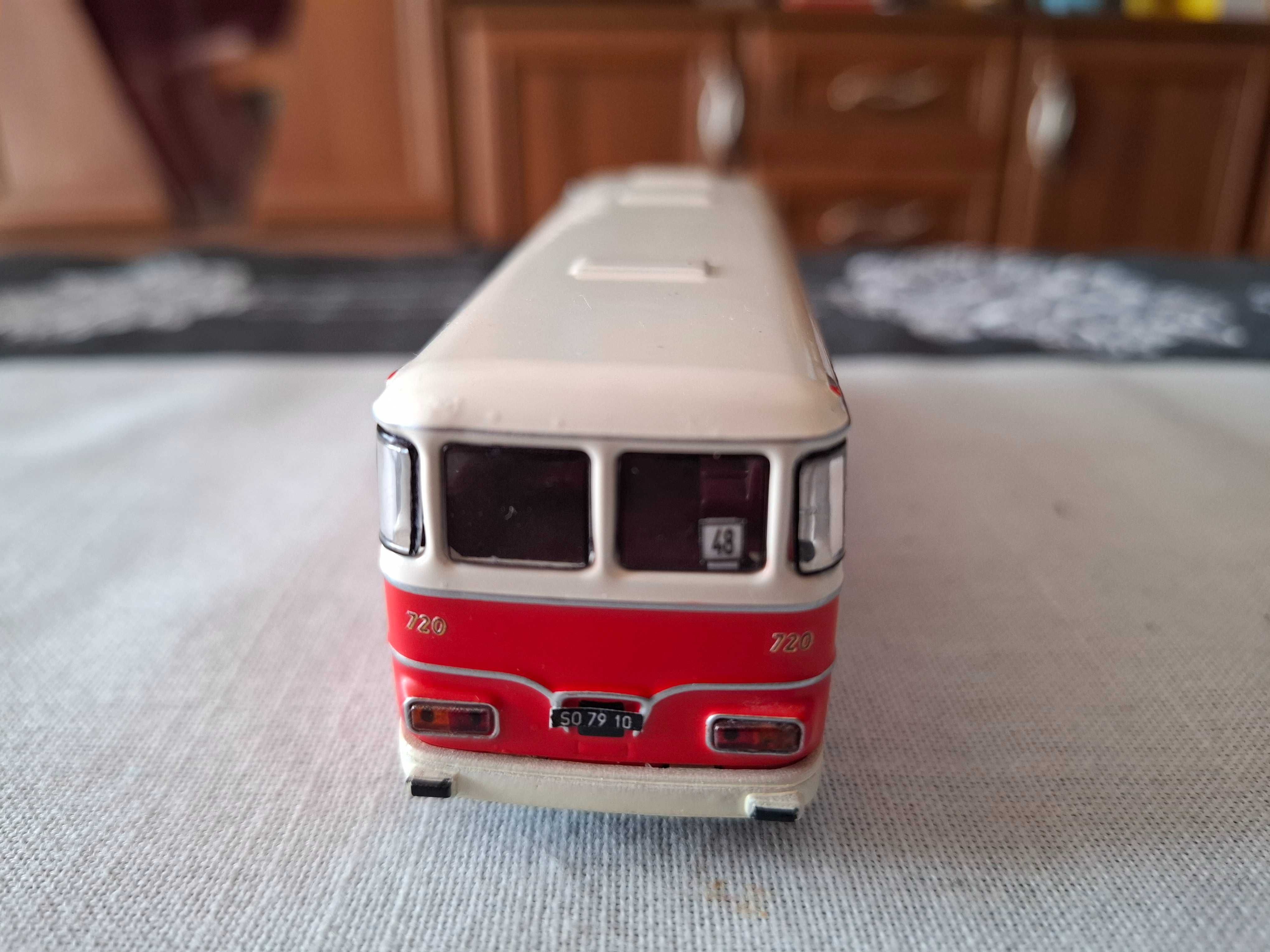 Ikarus 620 model KAP 1:72 malowanie WPK Katowice