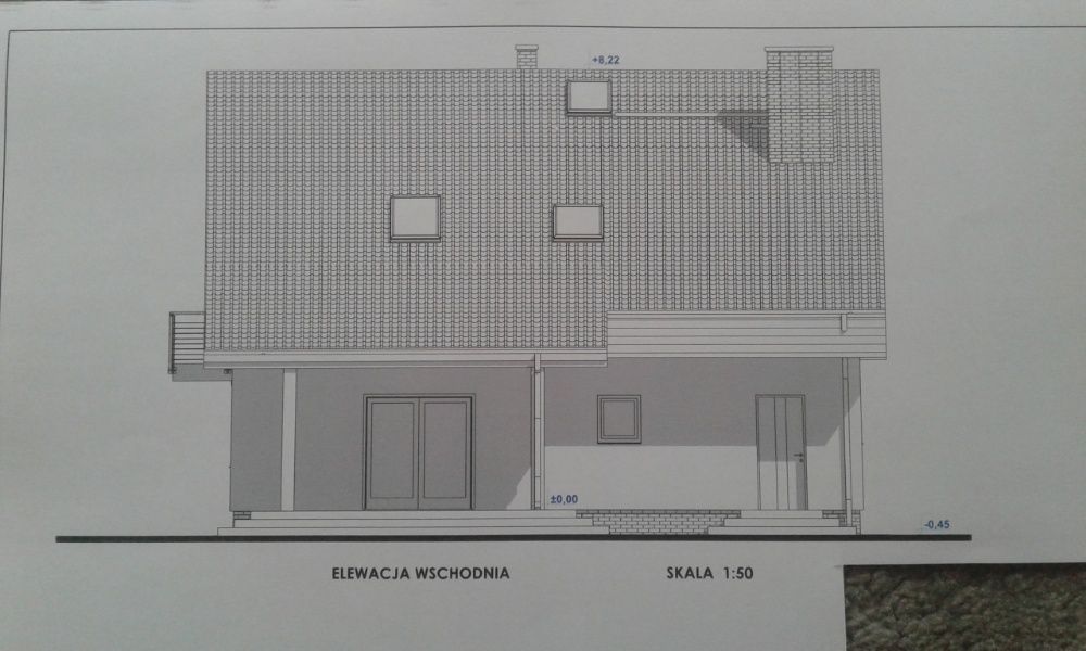 Projekt domu parterowego z zamieszkałym poddaszem