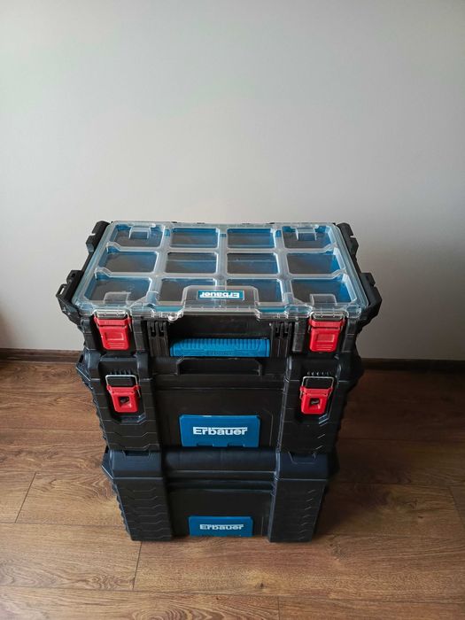 Zestaw skrzynek narzędziowych Erbauer ConnecX