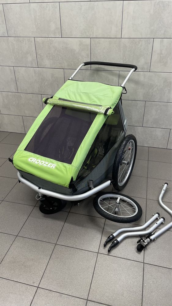 Croozer kid For 2 przyczepka rowerowa dwu osobowa riksza