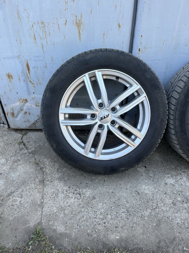 Диски оригінал ATS r16 5x112 6.5j ET46 з резиною skoda, vw, audi, seat