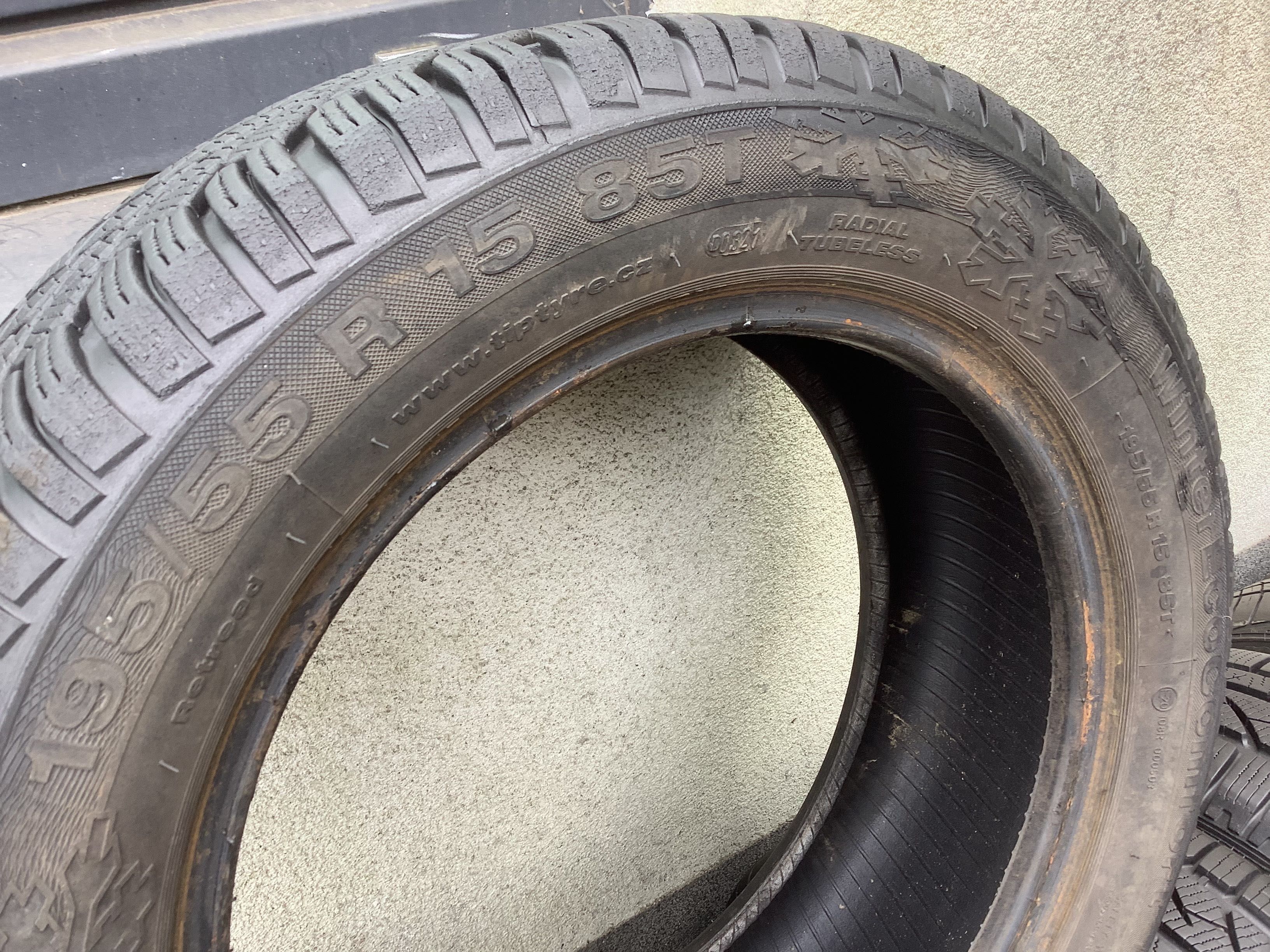 TIP TIRE 195/55r15 2szt opony zimą zimowe 6,5mm 2021