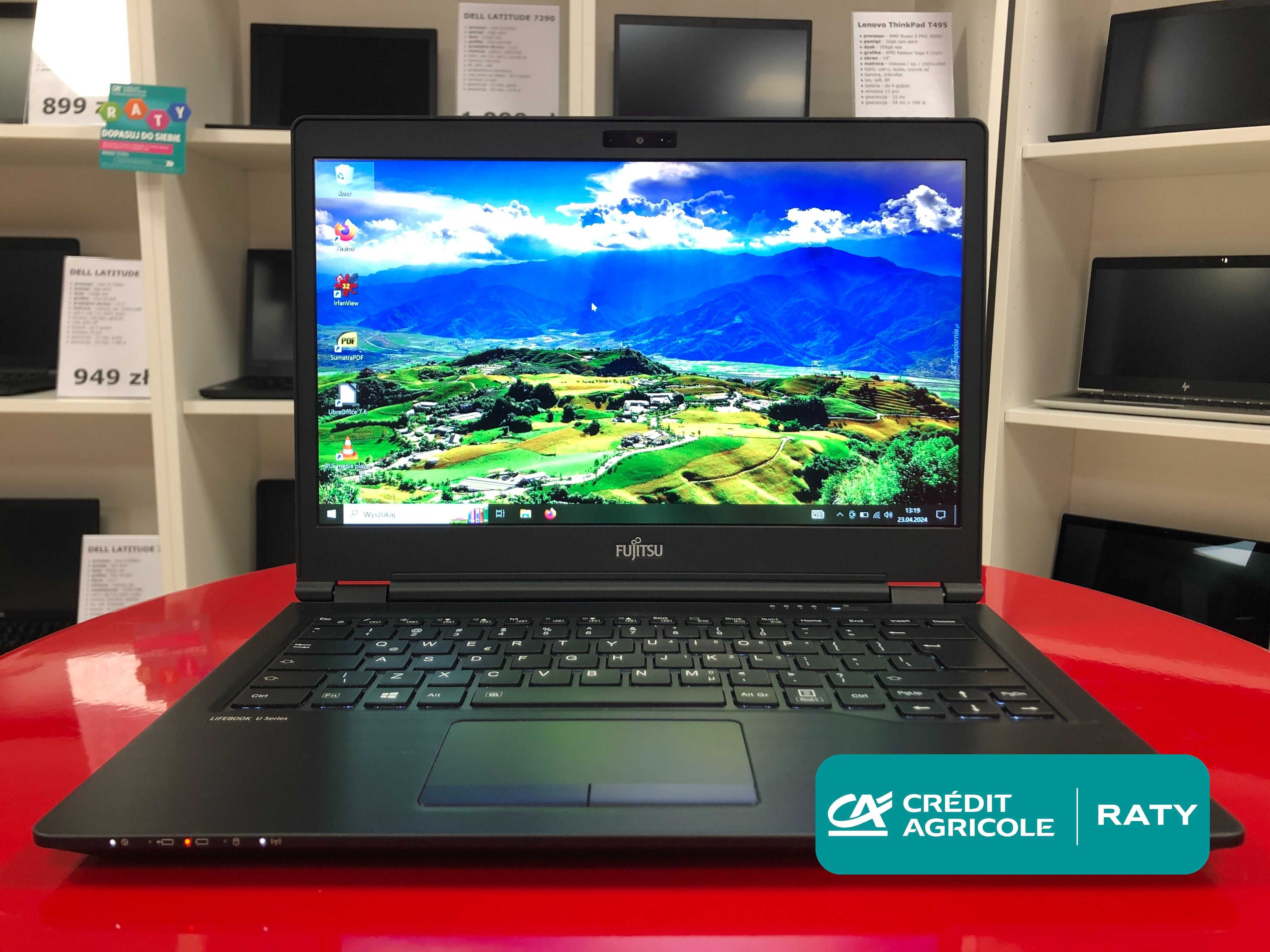 A-Klasa Laptop Fujitsu LifeBook U747 i7 16GB 256SSD Win10 FV23% RATY0%