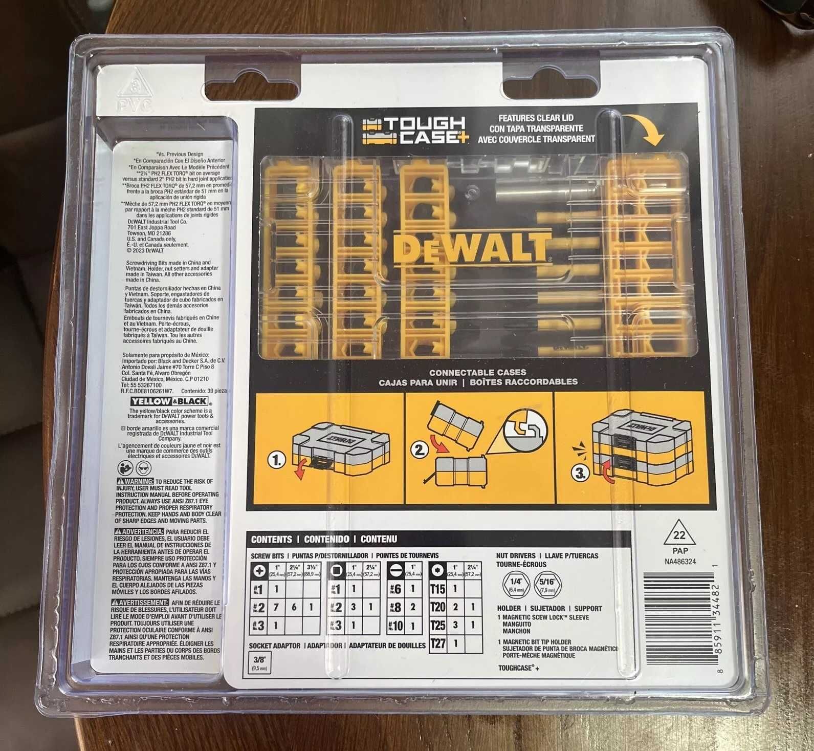 Набор ударных бит Dewalt DWA2T40IR Impact Ready новый