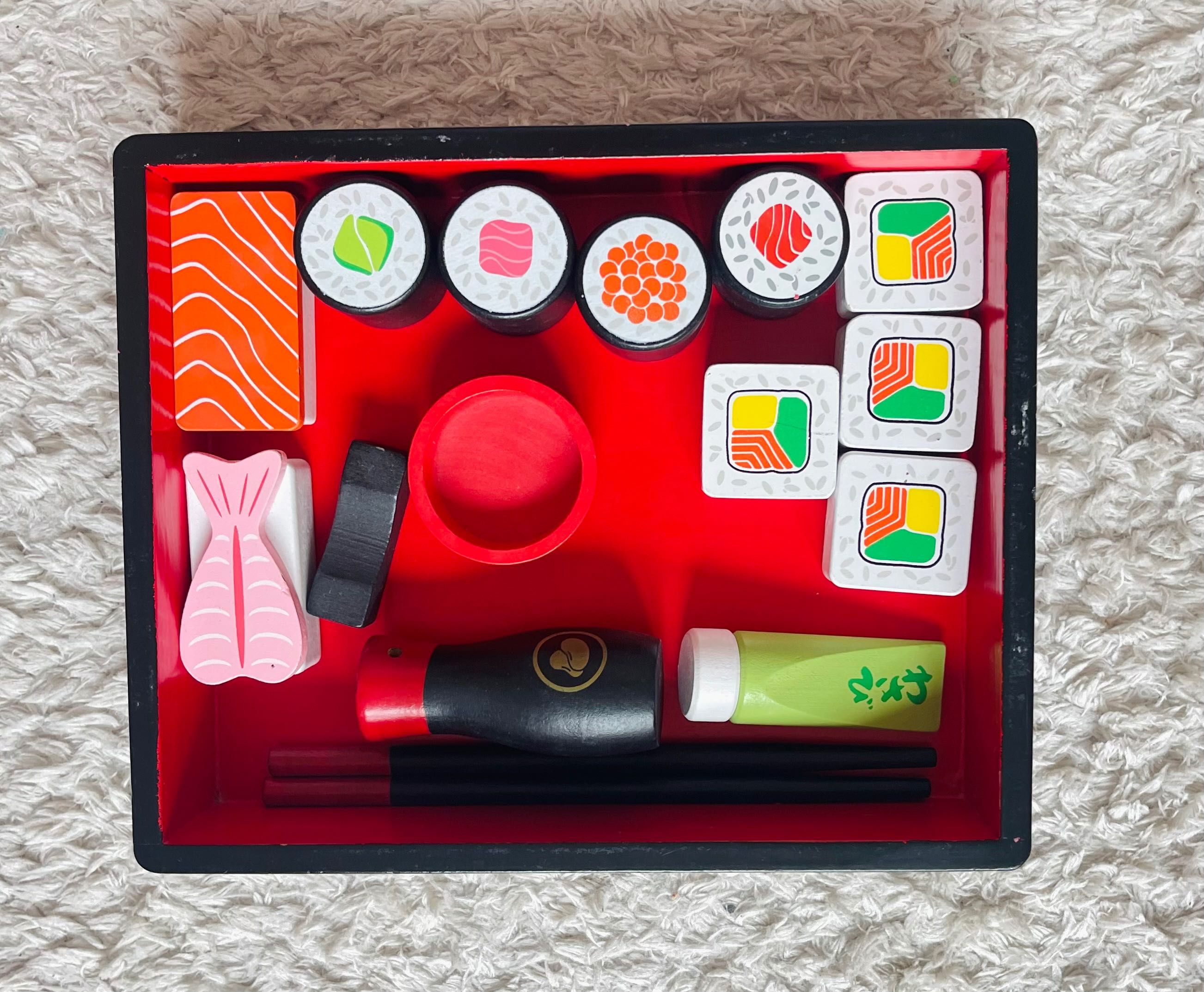 Drewniany zestaw sushi zabawkowy marki Viga Toys