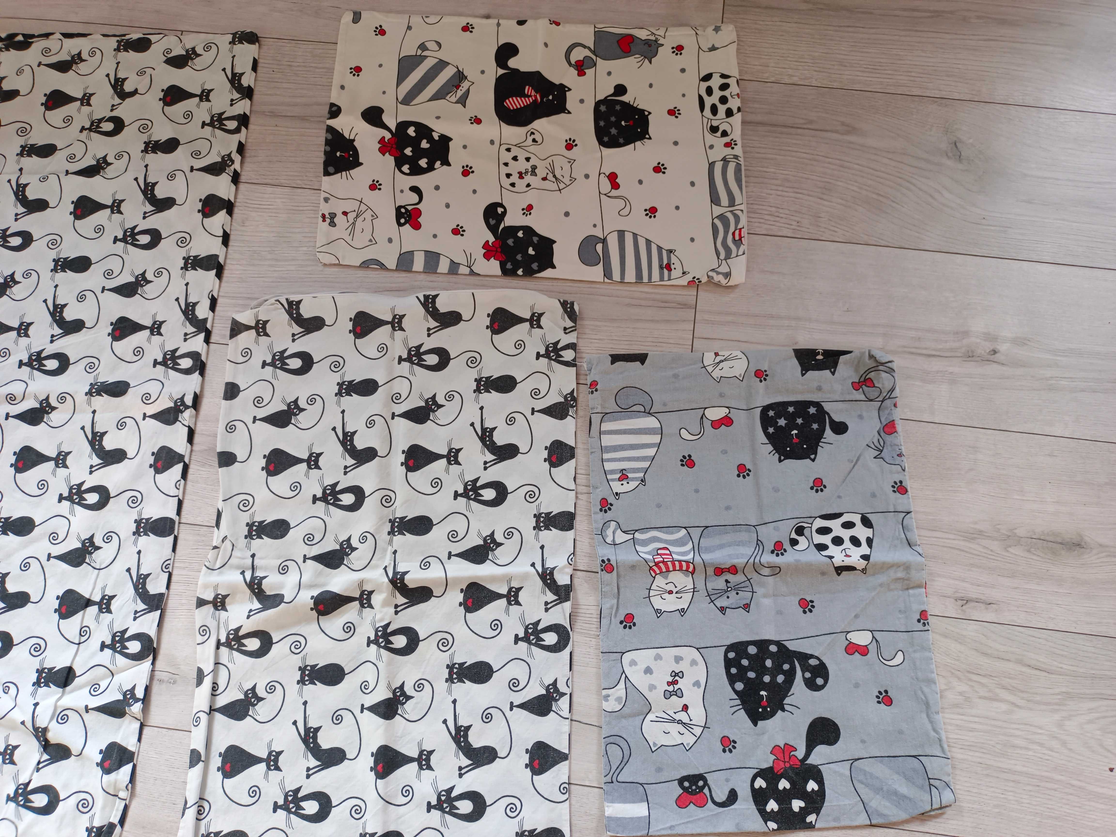 Poszwa Pościel niemowlęca dziecięca Infantil 95x120 + 2 poszewki koty