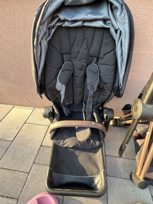 Wózek Cybex czarny/rose gold