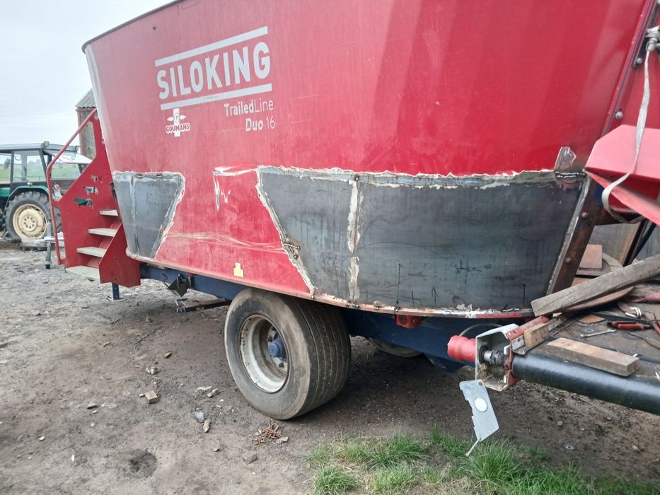 Wóz Paszowy Paszowóz SILOKING Tył Wysyp