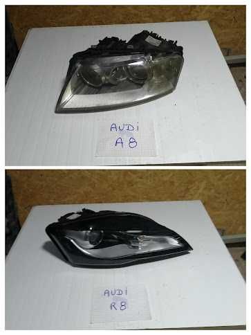 farol audi a8 r8