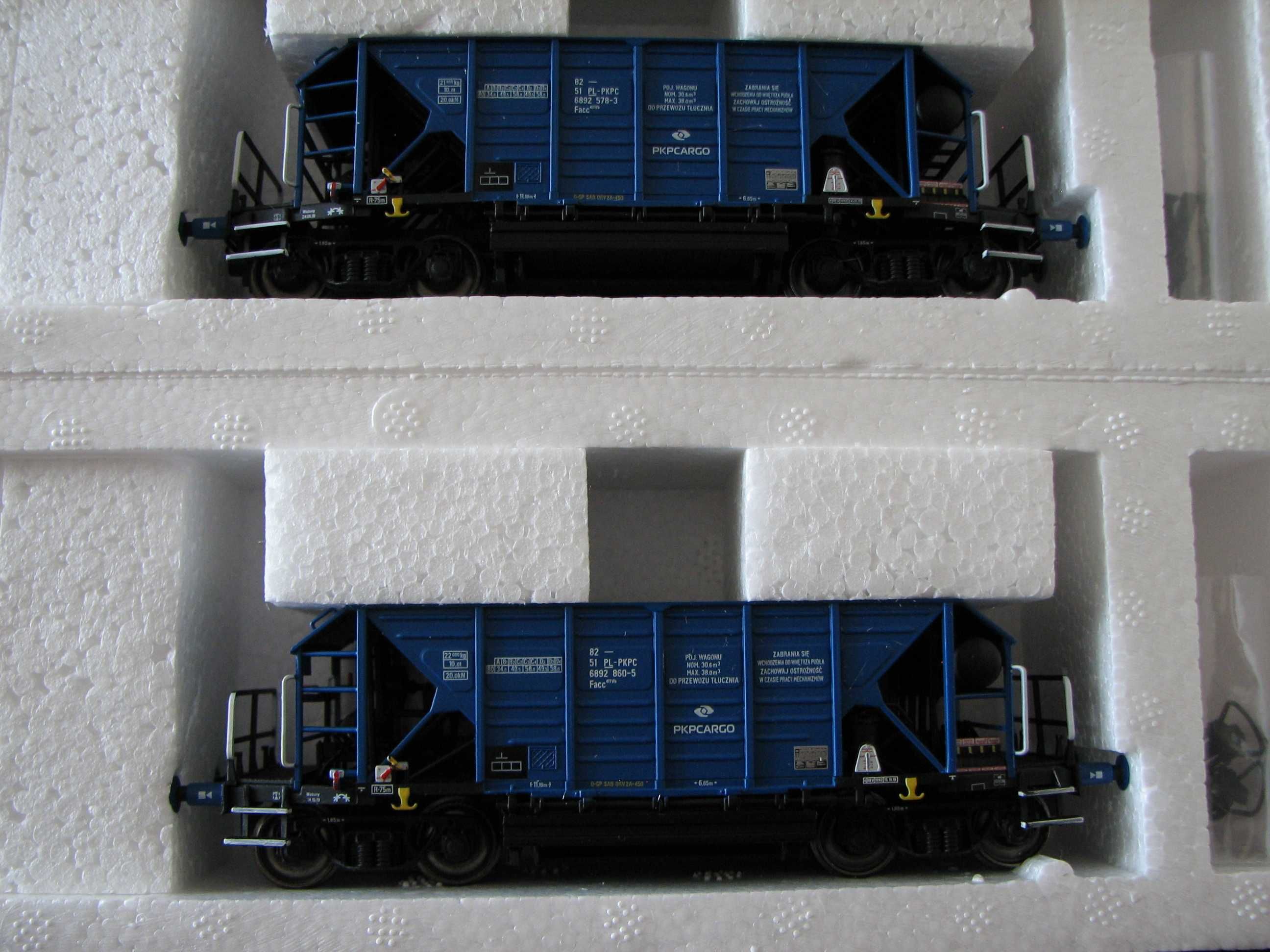 ALBERT MODELL zestaw2 wagonów samowyładowawczych PKP Cargo PKP kolejka