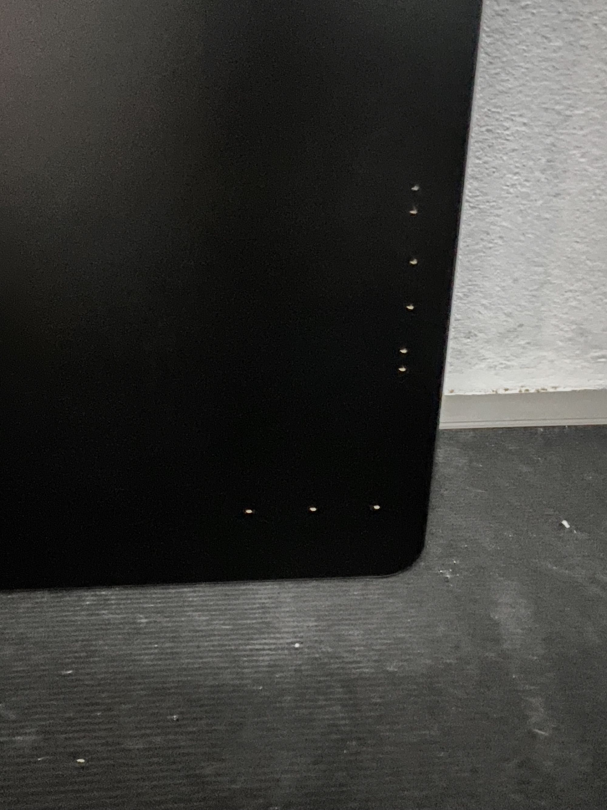 Tampo de secretária preto Flexispot 120x60x2,5cm