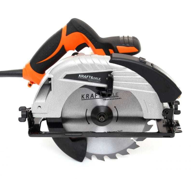 KRAFT&DELE Piła ręczna tarczowa 2450w z laserem pilarka 185mm KD1522