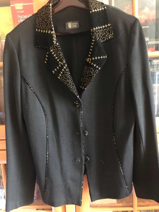 Костюм юбка жакет пиджак 50-52 р-р