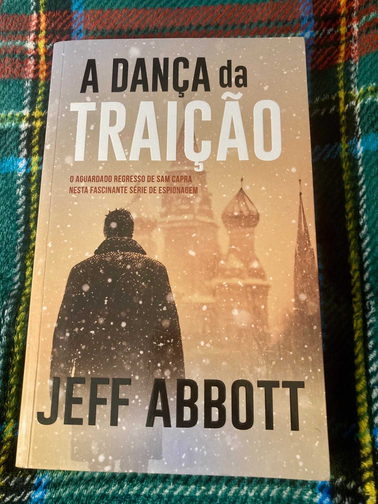 Livro "A dança da traição, de Jeff Abbott, como novo.
