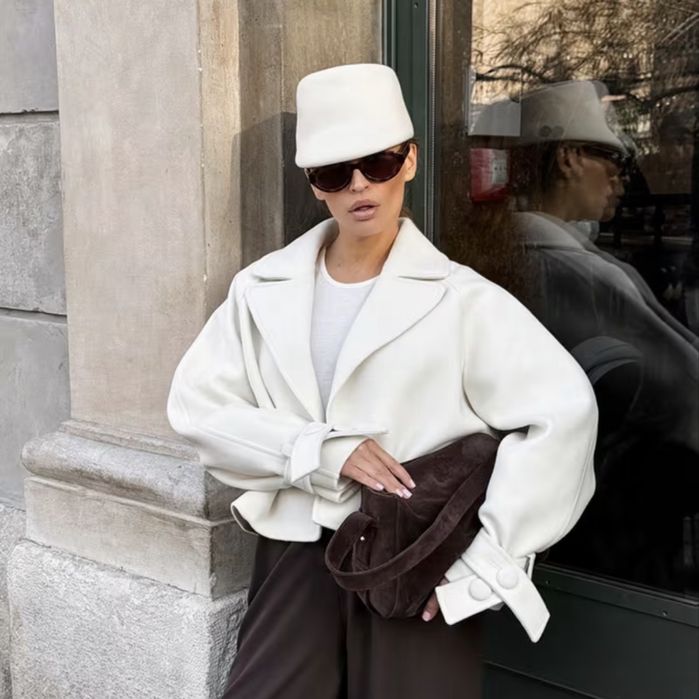 Коротке пальто піджак