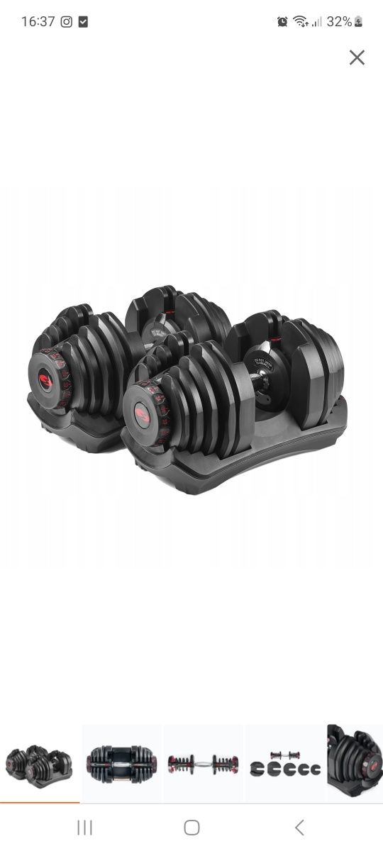 Hantle regulowane 4- 41 KG BOWFLEX para okazja nowe1090I