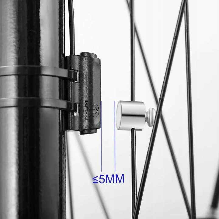 Licznik rowerowy bezprzewodowy termometr tryb noc PRĘDKOŚCIOMIERZ LCD