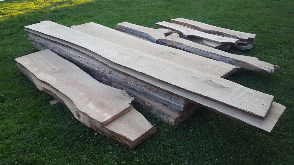 Deski jesionowe (Tarcica jesionowa, monolit)(Stół, stolik, blat)