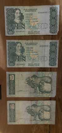 South African Ten Rand Notes 3rd Issue 1989
