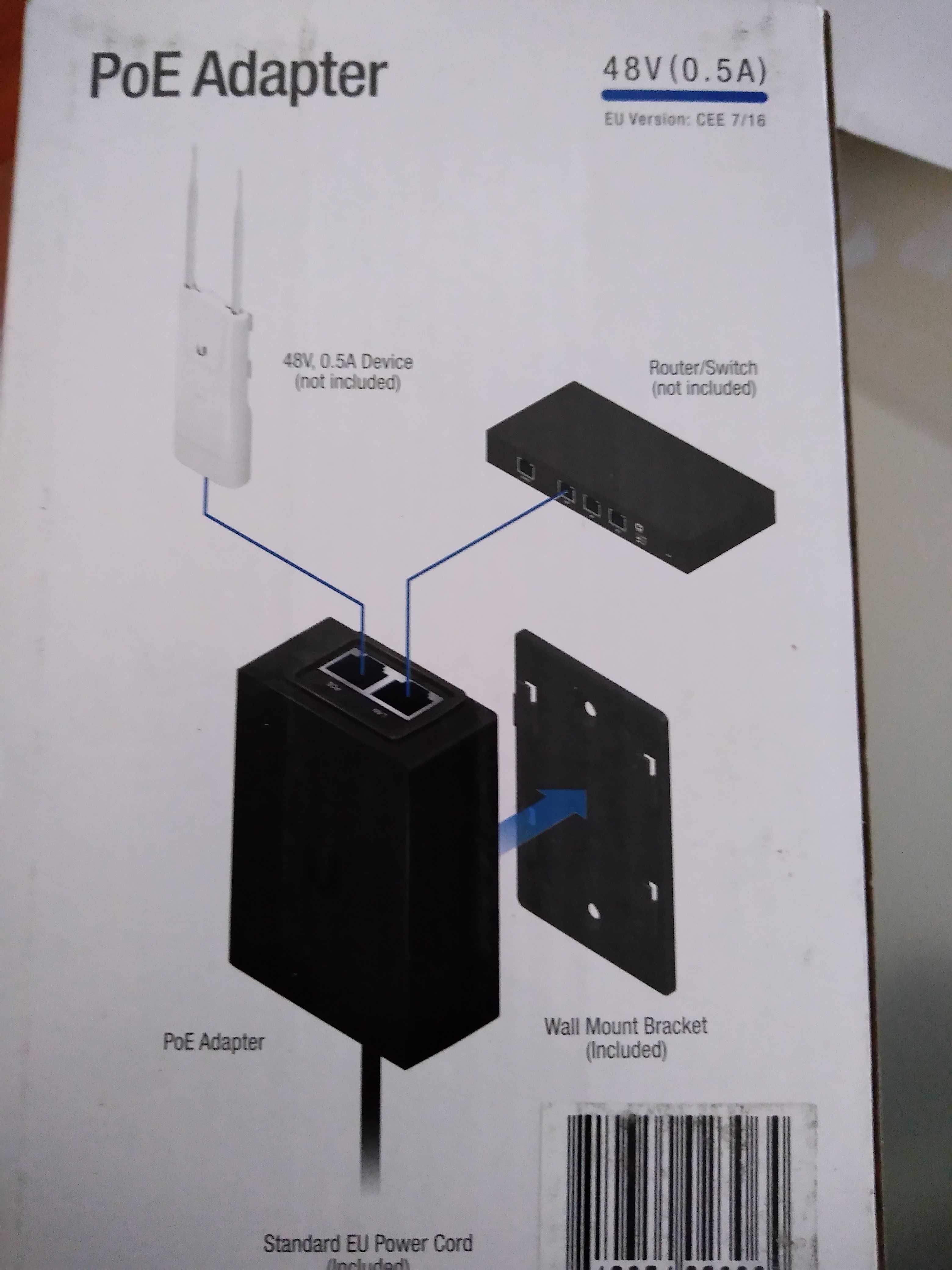 POE adapter 48V Ubiquiti