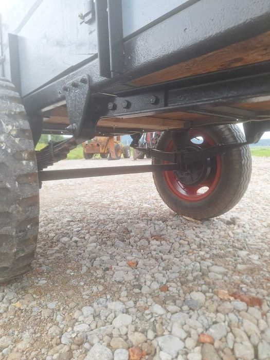 Przyczepa jednoosiowa , bitka , wóz , przyczepka zabytkowa 45 rok