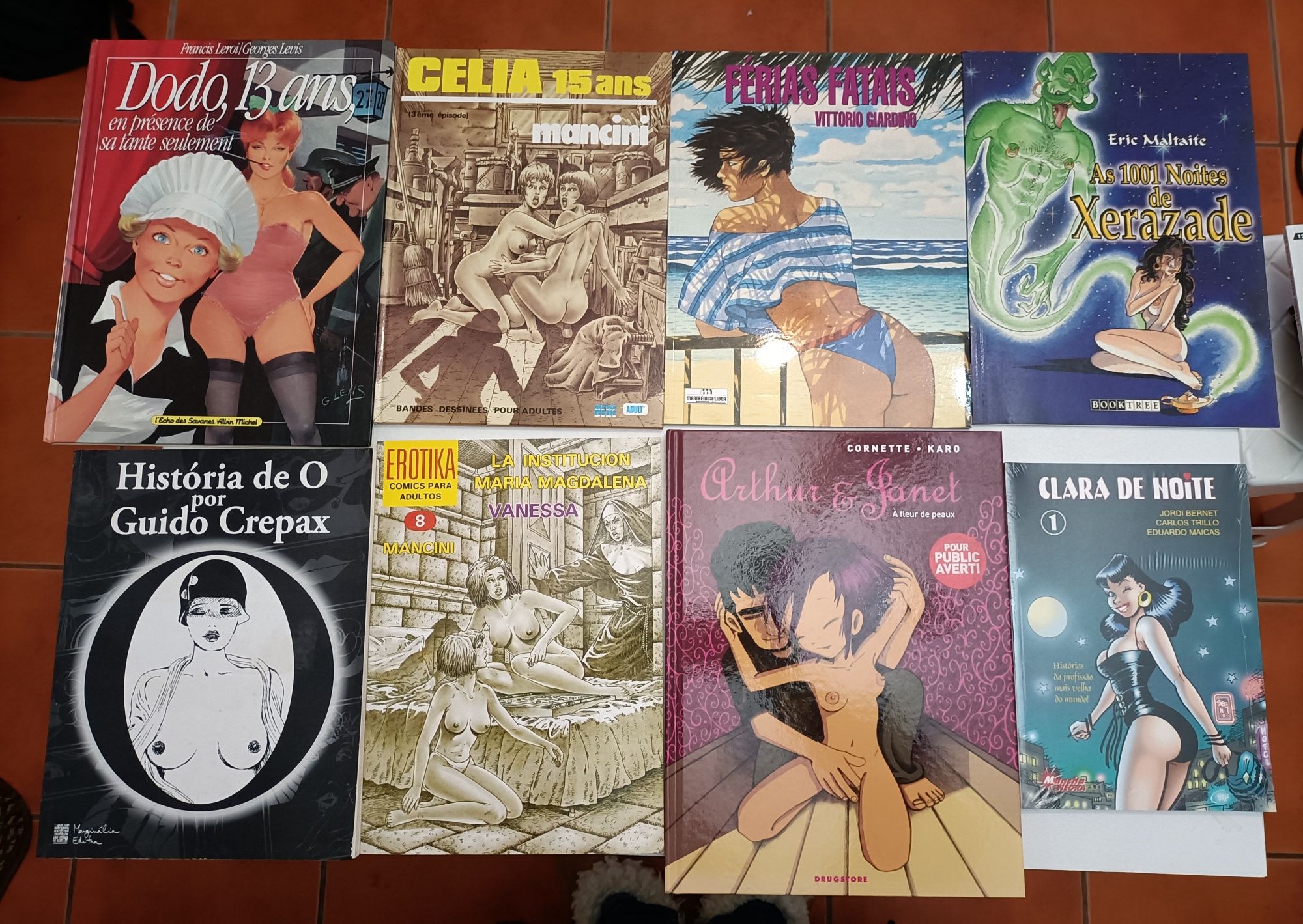 57 Livros de BD Erótica