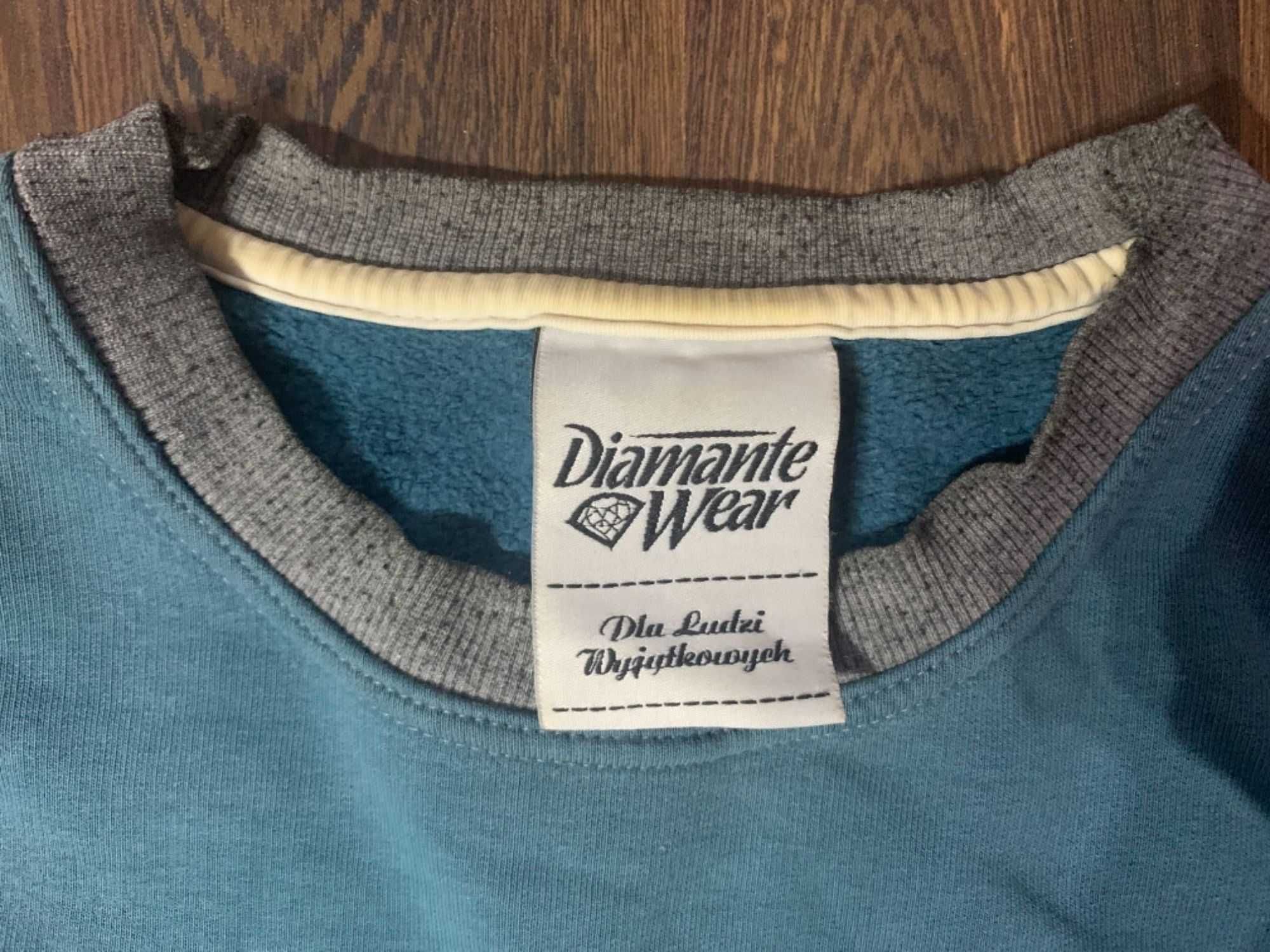 Męska bluza L DIAMANTE Wear Champagne dreams & broke pockets
