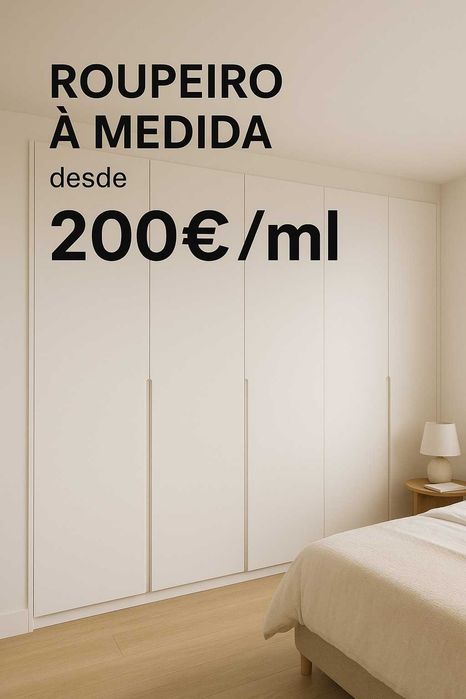 Roupeiros por medida - Novos de fabrica