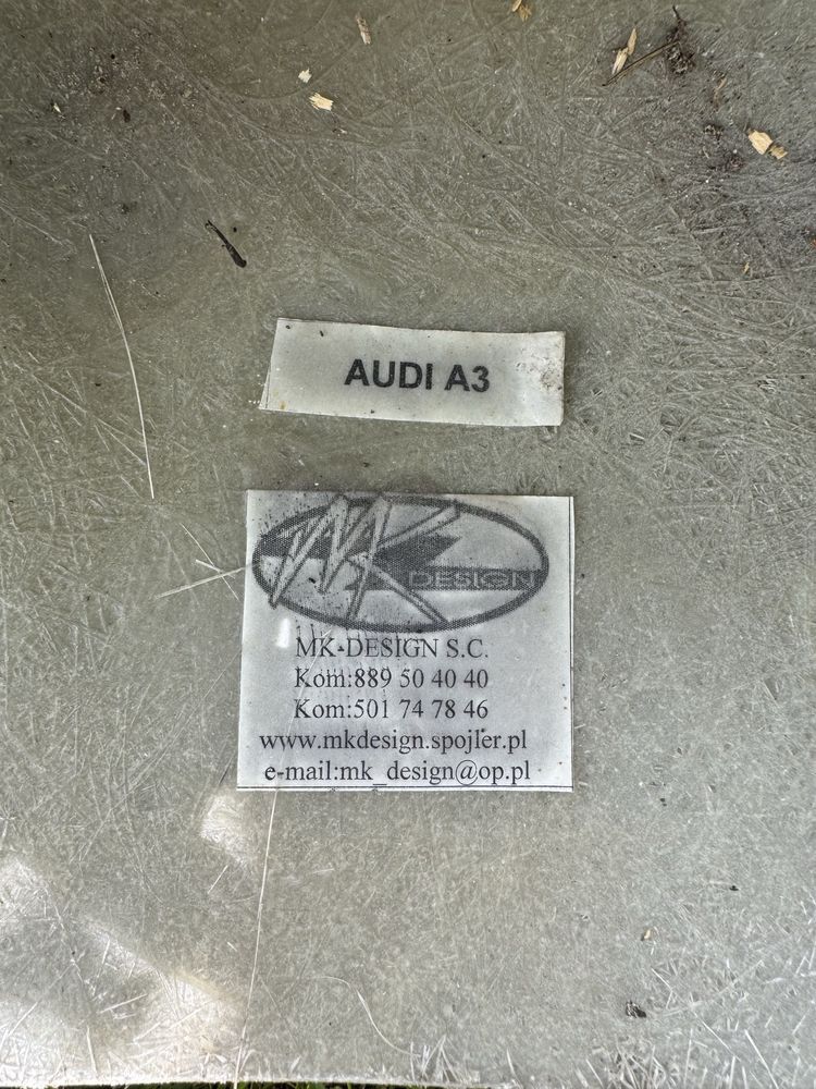 Dokladka zderzaka przedni Audi A3 8L bodykit