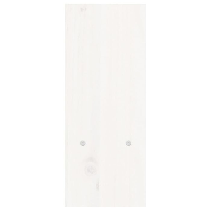 Vidaxl Podstawka Na Monitor, Biała, (39-72)X17X43 Cm, Drewno Sosnowe