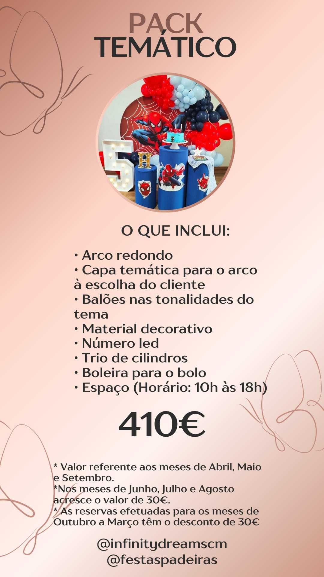 Aluguer de espaco com e sem decoração
