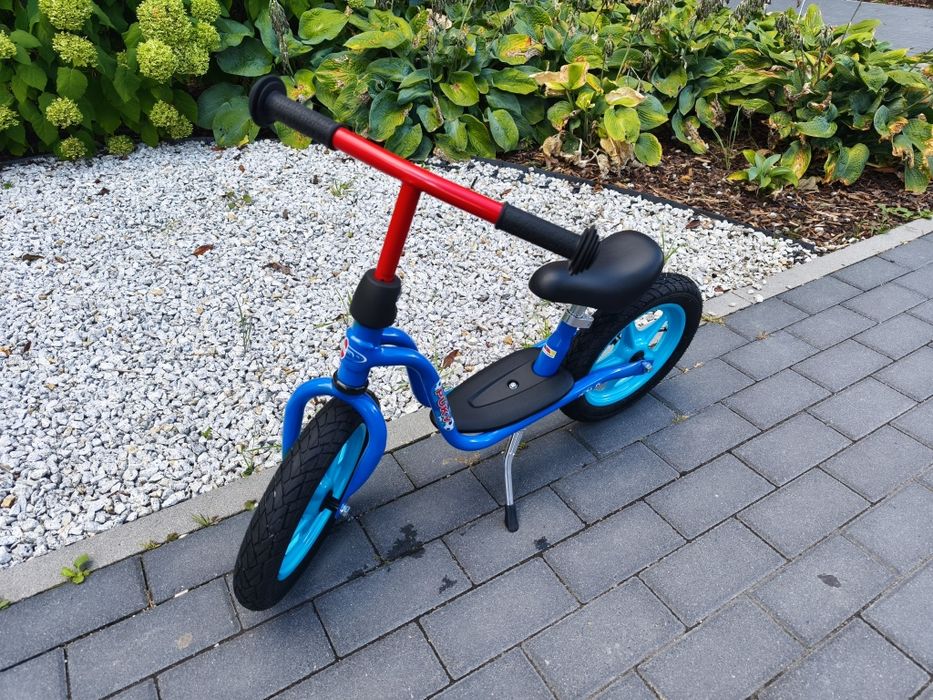 Dziecięcy rowerek biegowy Puky LR 1L Niebieski - Koła 12" - Stopka