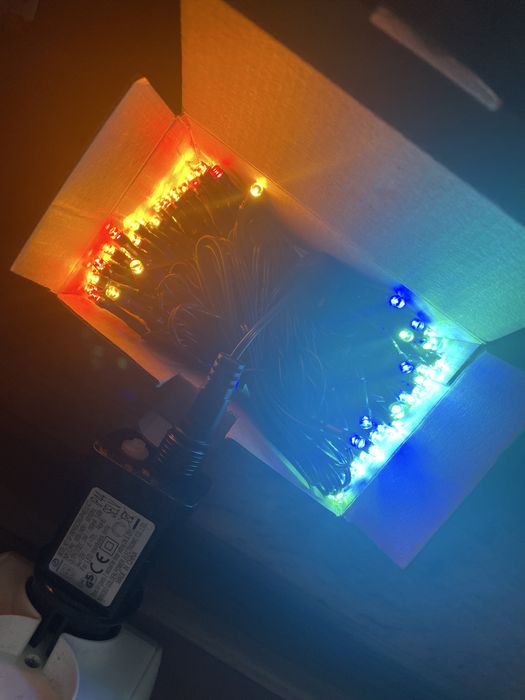 200 LED 22 m lampki światełka wielokolorowe 8 trybów