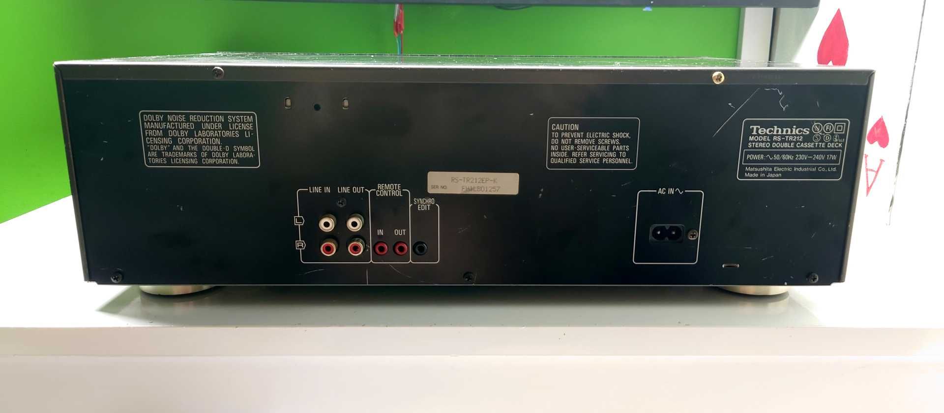 Deck Technics RS-TR212 - po serwisie i konserwacji.