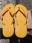 Havaianas originais slim amarelas