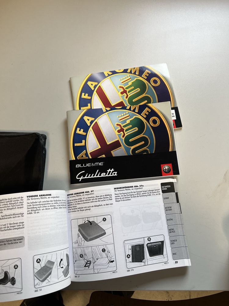 Giulietta ksiązka serwisowa Alfa Romeo