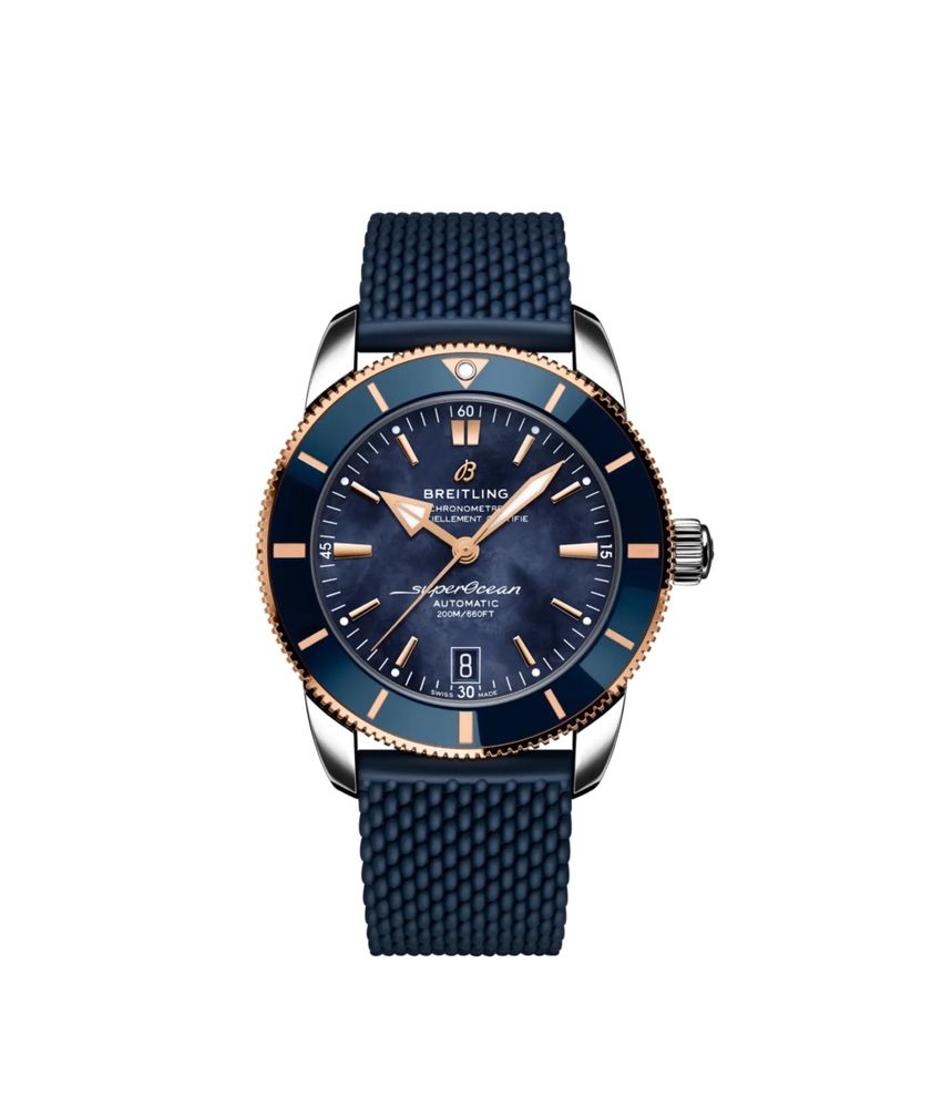 Nowy zegarek Breitling Superocean Heritage limitowana perłowa tarcza