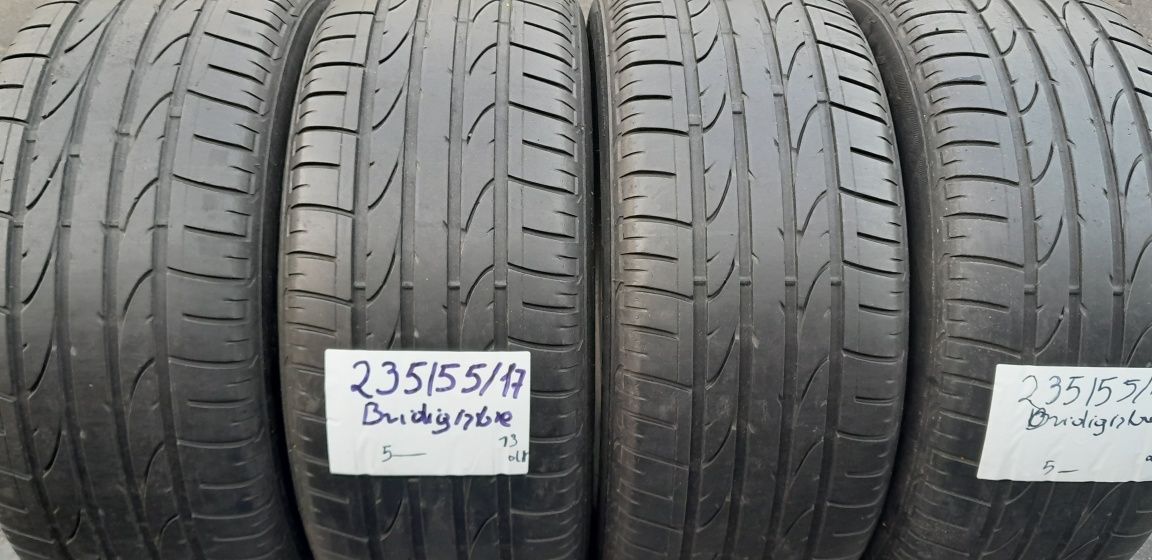 Opony Letnie 235÷55÷17÷.BRIDGESTONE.380 zł kpl-4 sztuki.Montaż.Wysłka.