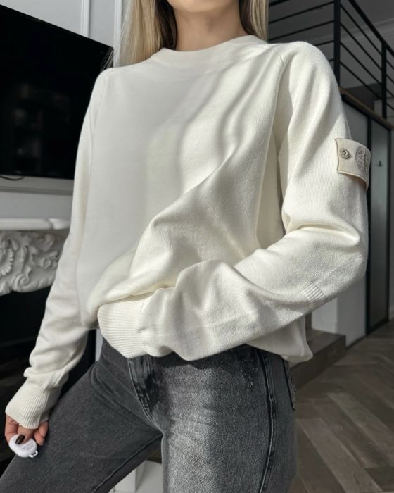 Жіночий Светр Stone Island світлий