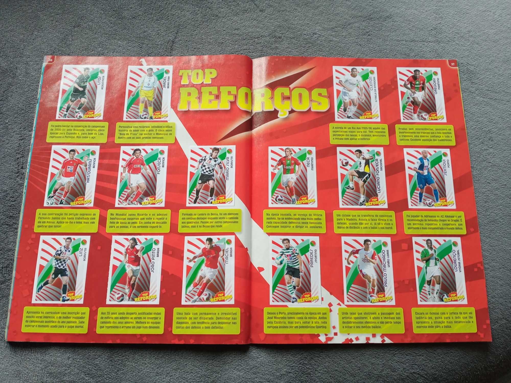 Caderneta Futebol: Superliga 2006/2007 Panini ( Futebol 06 07 )