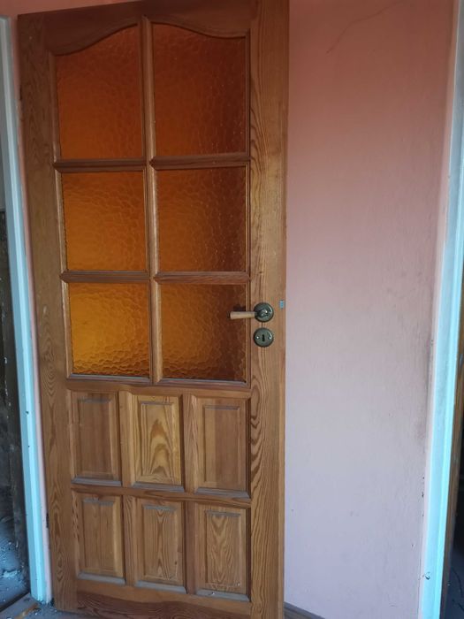 Drzwi drewniane pokojowe sosnowe