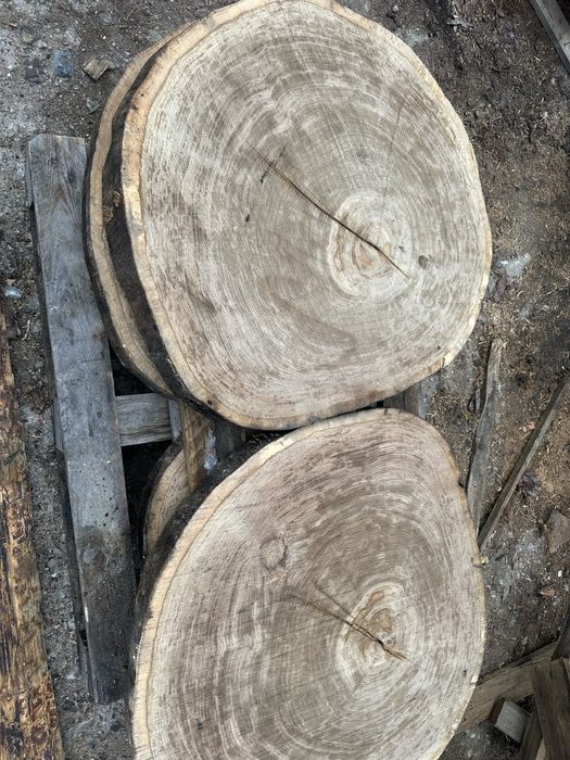 Drewno w plastrach rozne rozmiary
