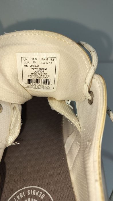 Кеды Rains Pallashock HKR X Palladium. Размер 45