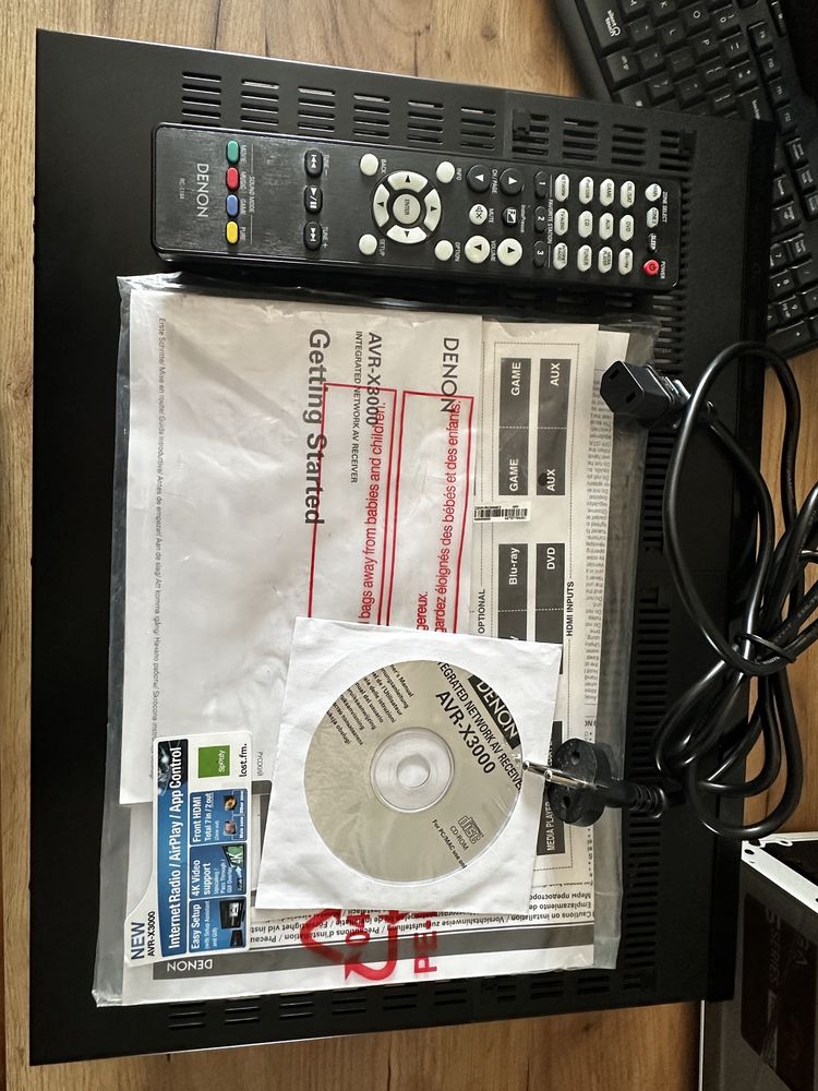 OKAZJA!!! Denon X3000 7.2 eARC DTS Dolby 3D Radio Audyssey stan